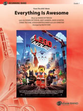 Everything Is Awesome Concert Band sheet music cover